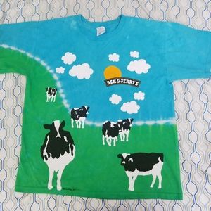 Vintage | Shirts | Vintage Ben And Jerrys Ice Cream All Over Print ...